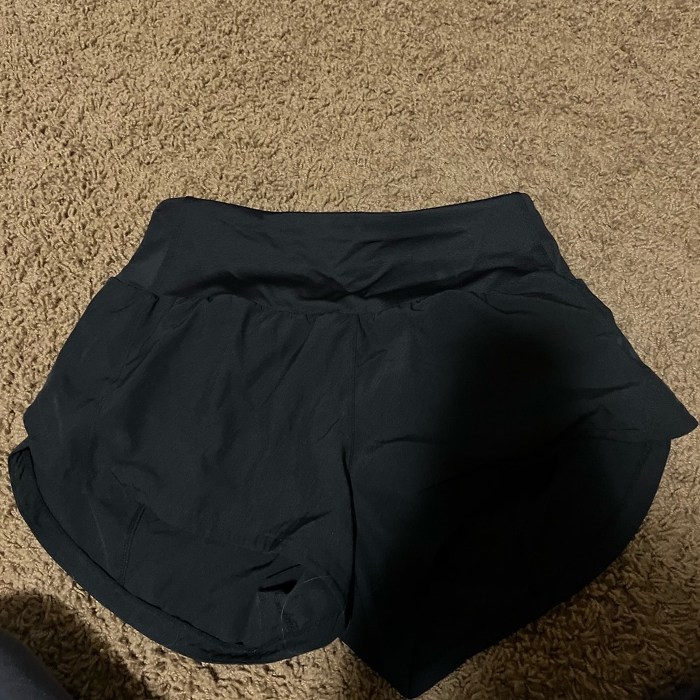 Black Amazon Sporty Shorts